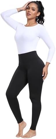 Cozy Up with CHRLEISURE Winter Leggings: A Fleece-Lined Review插图5