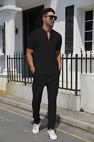 Fashion Forward: Our Honest Review of FZNHQL Men’s Tracksuit Set – The Perfect Blend of Style and Comfort插图1