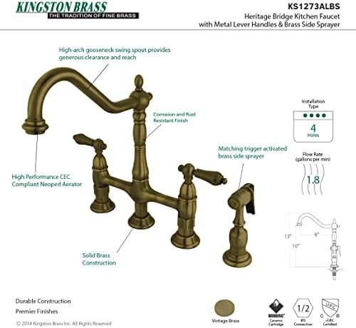 Regal Elegance: Kingston Kitchen Faucets Review插图5
