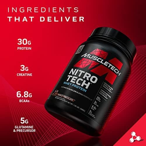 MuscleTech Nitro-Tech Whey Protein Powder: The Ultimate Lean Muscle Builder插图4