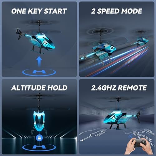 Bussgo RC Helicopters: Mesmerizing LED Lights & Easy Control for Beginners!插图2