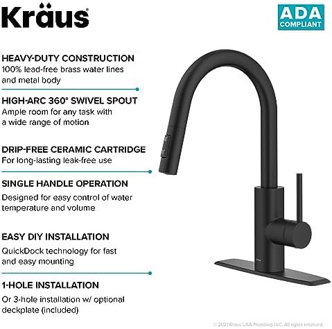 Effortless Elegance: Oletto Top Mount Kitchen Faucet Review插图5