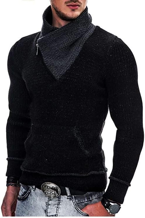 Cozy Vibes: Review of the Men’s High Neck Knitted Sweater插图