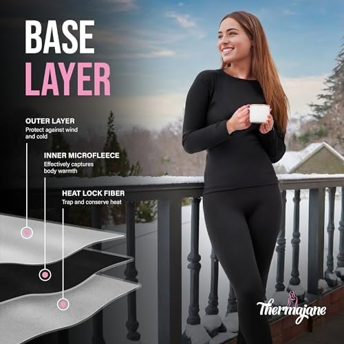 Cozy up with our Thermajane Long Johns – The Perfect Winter Pajama Set!插图1