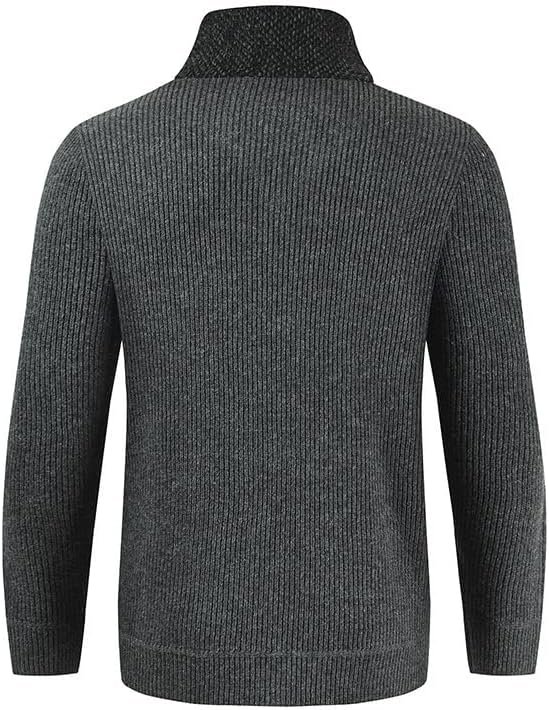 Cozy Vibes: Review of the Men’s High Neck Knitted Sweater插图2
